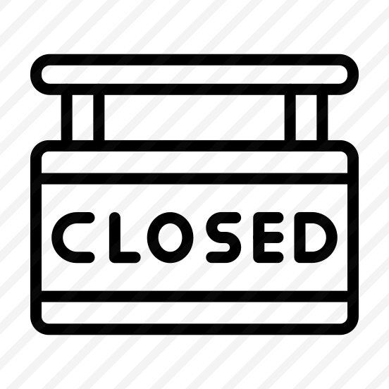 Closed,store,close,shop,signaling preview