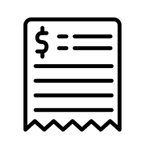 Receipt,payment,invoice,bill,billing icon
