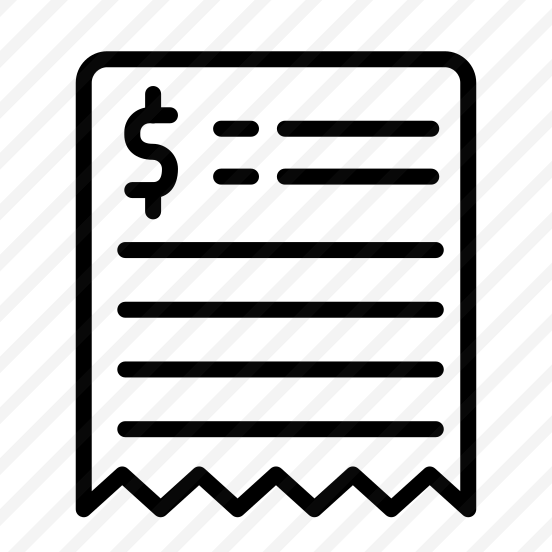 Receipt,payment,invoice,bill,billing preview