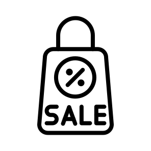 Clearance Sale, Sale, Discount, Bargain, Clearance, Markdown icon