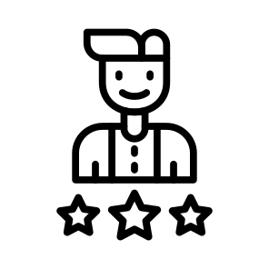 Customer Satisfaction, Contentment, Approval, Happiness, Delight, Pleasure icon