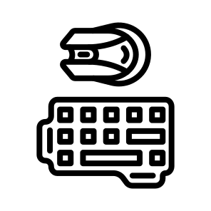 Gaming Keyboard And Mouse, Gamer, Gaming Gear, Input Devices, Gaming Accessories, Pc Gaming icon