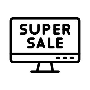 Super Sale, Mega Sale, Big Discount, Huge Savings, Shopping Spree, Massive Sale icon
