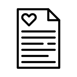 Wishlist, Desired, Favorites, Aspirations, Preferences, Desired Items icon