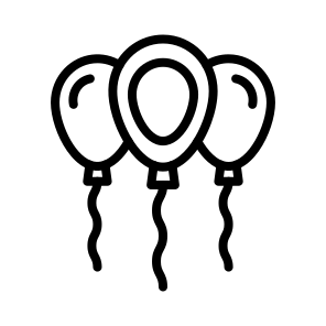 Balloons,balloon,decoration,celebration,party icon