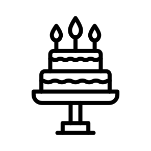 Birthday Cake,cake,food And Restaurant,celebration,dessert icon