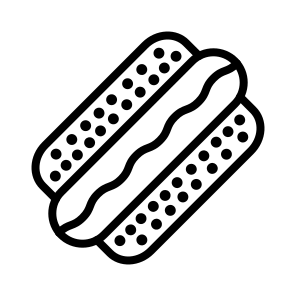 Hot Dog,food,hot Dogs,sausage,food And Restaurant icon