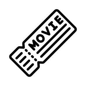 Movie Ticket,cinema Ticket,entertainment,ticket,cinema icon