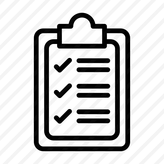 Clipboard ,list ,check List ,protocol ,tasks preview