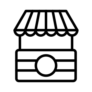 Food Stand ,stall ,stand ,food ,street icon