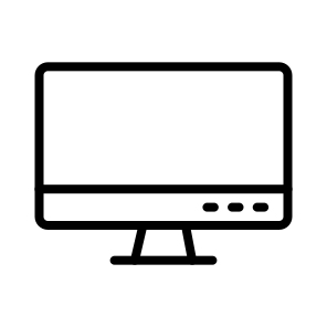 Lcd ,monitor ,computer Screen ,technology ,electronic icon