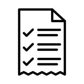 Receipt ,payment ,bill ,commerce ,invoice icon