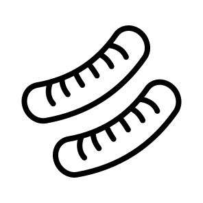 Sausage ,meat ,sausages ,food And Restaurant ,junk Food icon