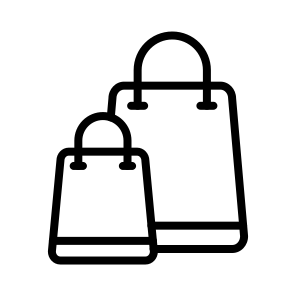 Shopping Bag ,bag ,shopper ,supermarket ,commerce And Shopping icon