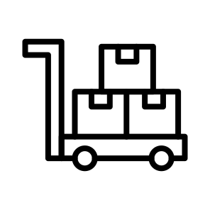 Trolley ,trolley Cart ,cart ,package ,delivery Box icon