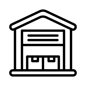 Warehouse ,storage ,delivery ,stocks ,shipping And Delivery icon