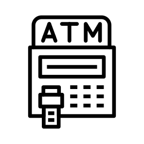 Atm, Atm, Cash Machine, Automated Teller, Banking, Money icon
