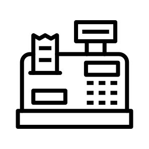Cash Register, Register, Checkout, Cashier, Retail, Payment icon
