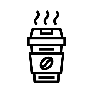 Coffee, Beverage, Cafe, Espresso, Caffeine, Drink icon