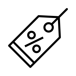 Discount Tag, Discount, Sale, Price, Savings, Deal icon