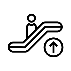 Escalator, Escalator, Moving Stairs, Moving Walkway, Stairs, Moving icon
