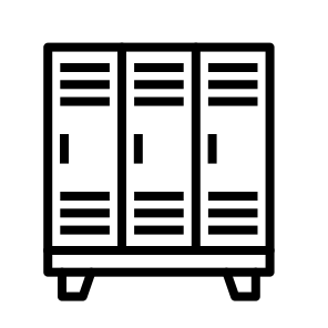 Lockers, Lockers, Storage, Personal, Locker, Compartments icon