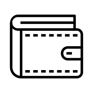 Wallet, Wallet, Purse, Money, Cash, Cardholder icon