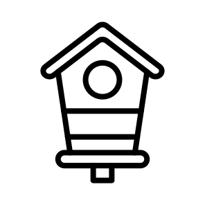 Bird House,nest,nest Box,birds,animals icon