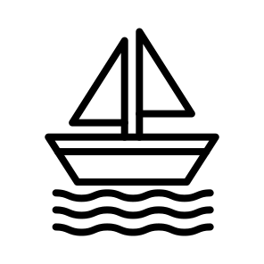 Boat,sailing Boat,sailing Ship,transport,yacht icon