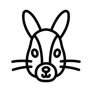 Bunny,pet,wildlife,animals,mammal icon