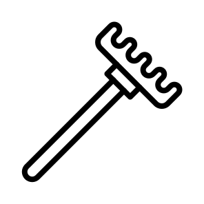 Rake,construction And Tools,garden,fork,pitchfork icon