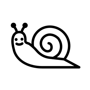 Snail,slow,slug,animal,wildlife icon