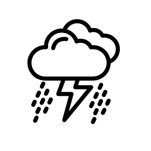 Storm,thunder,weather,forecast,rain icon