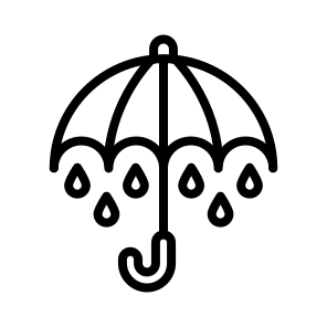 Umbrella,rain,rainy,weather,protection icon