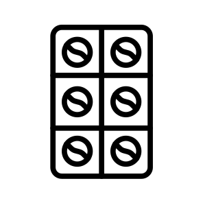 Blister,tablets,medicine,tablet,pills icon