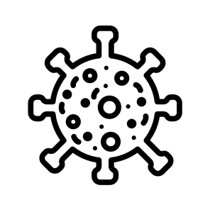 Virus,coronavirus,infection,disease,biology icon
