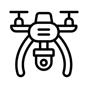 Drone, Drone, Aerial, Flying, Device icon