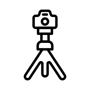 Tripod Stand, Tripod, Stand, Support, Stability icon