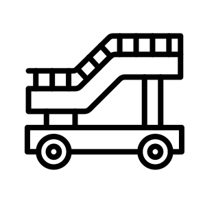 Airplane Stairs,airport,transportation,stairs,stairway icon
