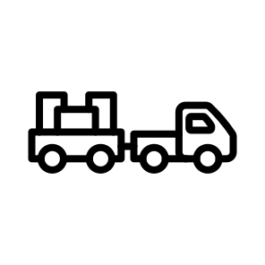 Baggage Truck,transportation,luggage,trolley,vehicle icon