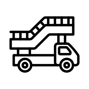 Ladder Truck,ladder,airport,transportation,travel icon
