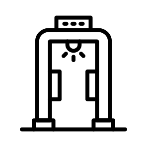 Metal Detector,detector,metal,airport,security icon