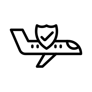 Safe Flight,flight,aeroplane,plane,travel icon