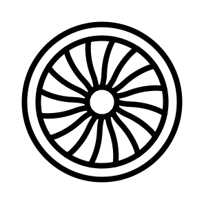 Turbine,engine,rotation,mechanic,fans icon