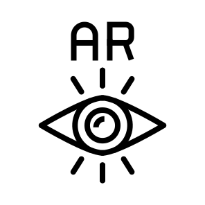 Ar Contact Lens, Augmented Reality, Vision, Ar Eyewear, Contact Lens, Visual Enhancement icon