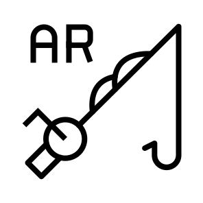 Ar Fishing, Augmented Reality, Fishing Game, Ar Angling, Virtual, Sport icon
