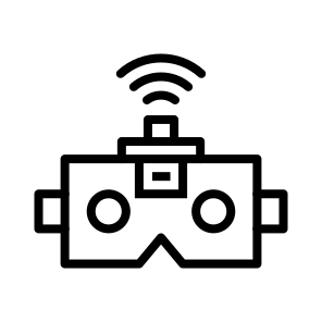 Ar Glasses, Augmented Reality, Eyewear, Ar Vision, Smart Glasses, Wearable icon