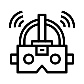 Ar Helmet, Augmented Reality, Helmet, Ar Headgear, Virtual Reality, Protective icon