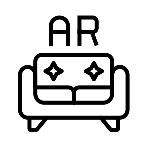 Ar House Decoration, Augmented Reality, Interior Design, Ar Decor, Home Improvement, Furnish icon