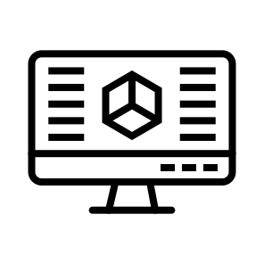 D Cube, Three Dimensional, Cube, Geometric, Shape, Box icon